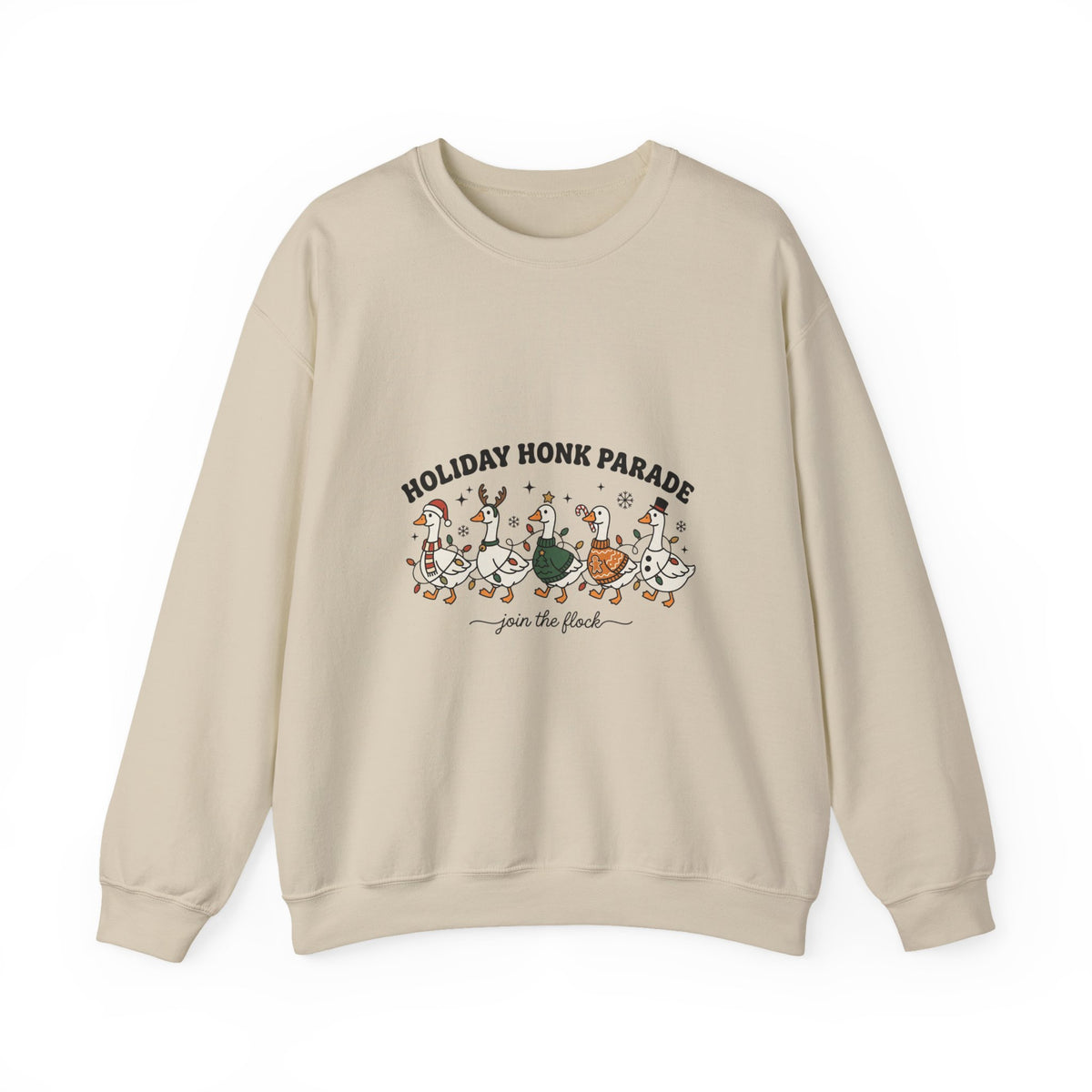 Holiday Goose Parade Sweatshirt | Festive Goose