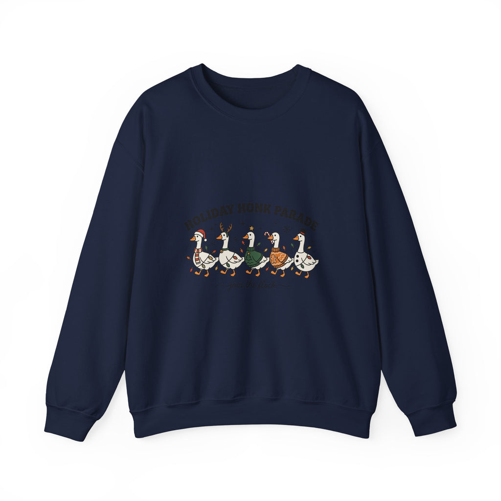 Holiday Goose Parade Sweatshirt | Festive Goose
