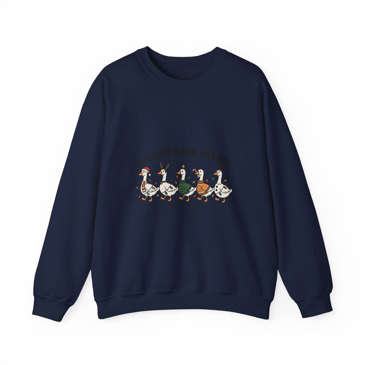 Holiday Goose Parade Sweatshirt | Festive Goose