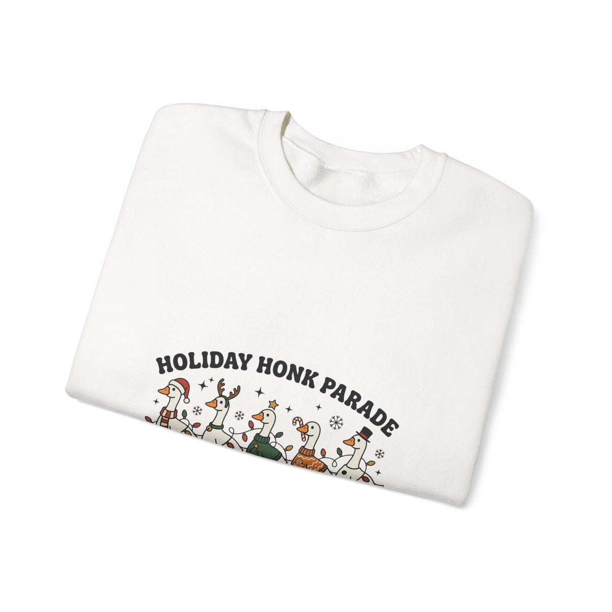 Holiday Goose Parade Sweatshirt | Festive Goose