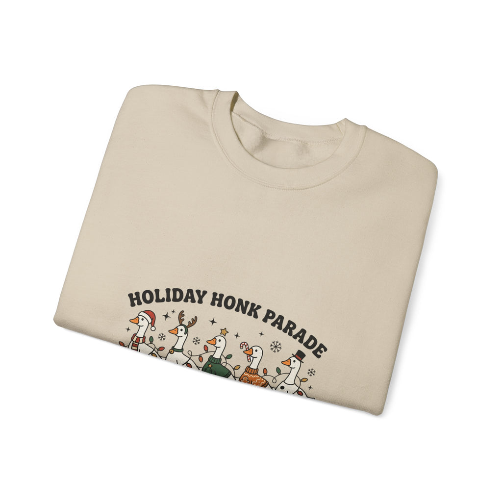 Holiday Goose Parade Sweatshirt | Festive Goose