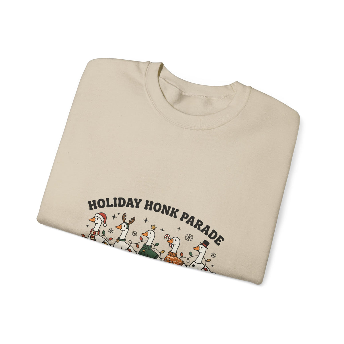 Holiday Goose Parade Sweatshirt | Festive Goose