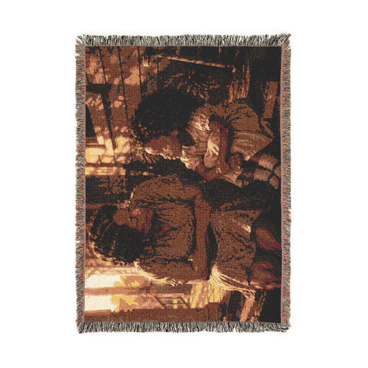 Inspirational Quote Woven Blanket – "I do not have to shrink myself" Cozy Throw for Home & Gifts