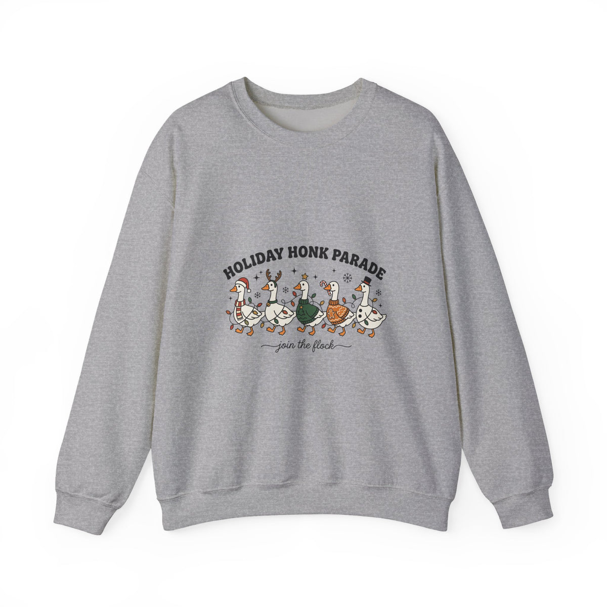 Holiday Goose Parade Sweatshirt | Festive Goose