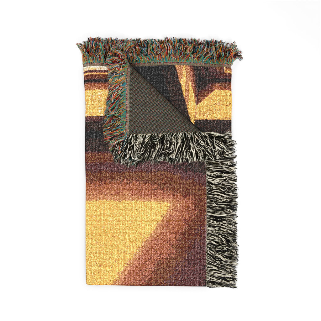Inspirational Quote Woven Blanket — "I do not have to shrink myself to make others comfortable with my light"