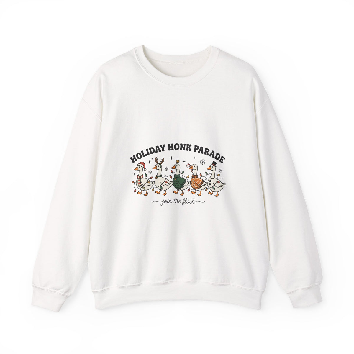 Holiday Goose Parade Sweatshirt | Festive Goose