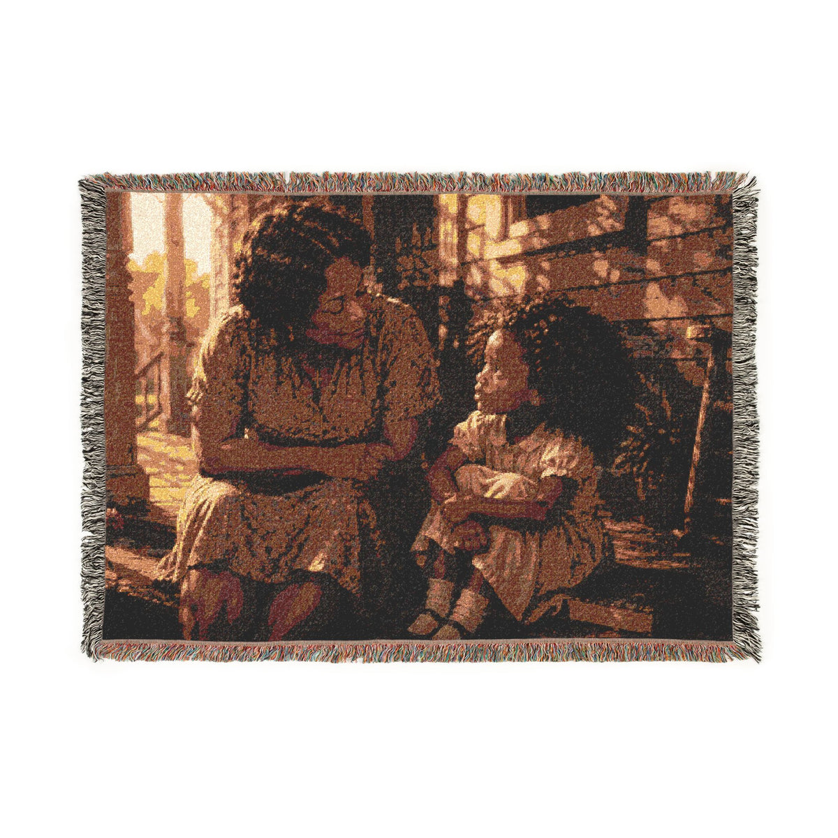 Inspirational Quote Woven Blanket – "I do not have to shrink myself" Cozy Throw for Home & Gifts