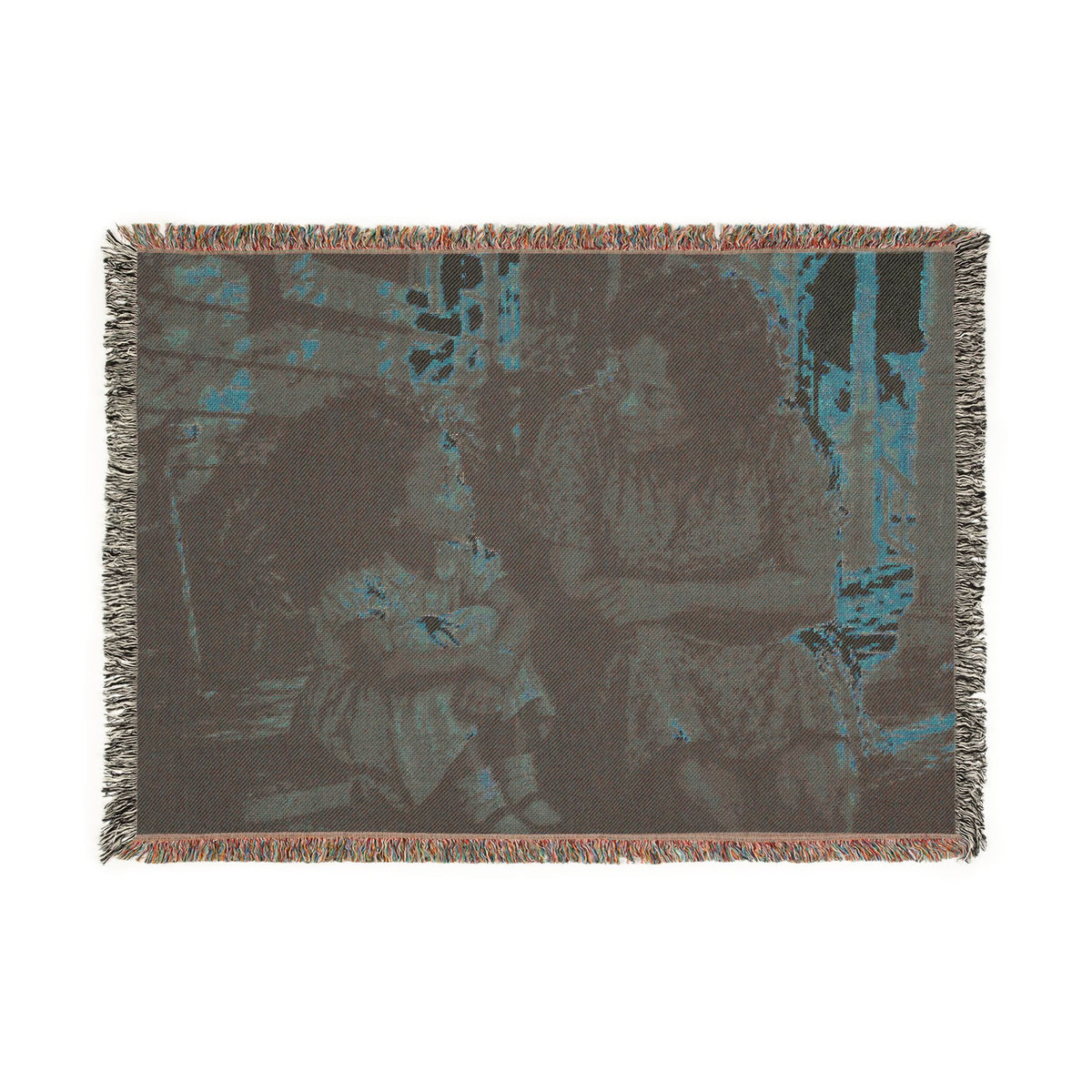 Inspirational Quote Woven Blanket – "I do not have to shrink myself" Cozy Throw for Home & Gifts