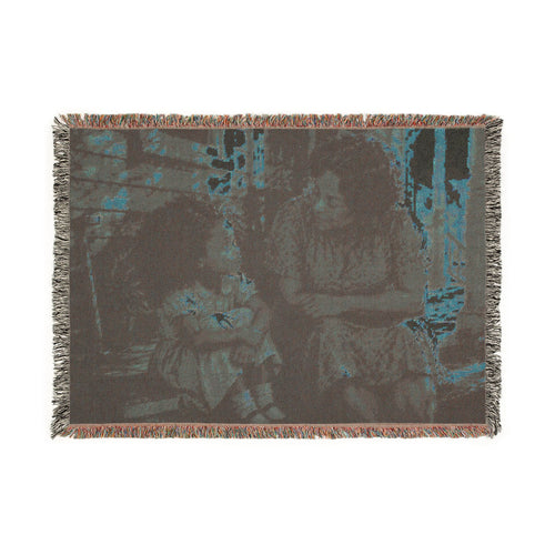 Inspirational Quote Woven Blanket – "I do not have to shrink myself" Cozy Throw for Home & Gifts