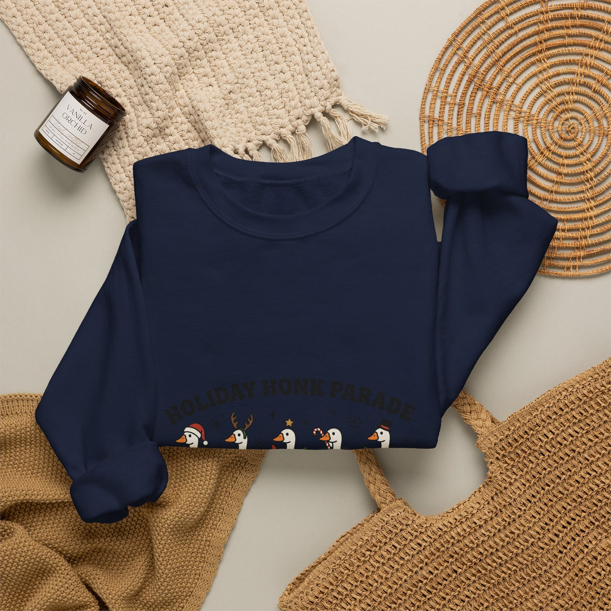 Holiday Goose Parade Sweatshirt | Festive Goose